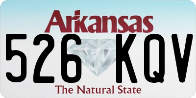 AR license plate 526KQV