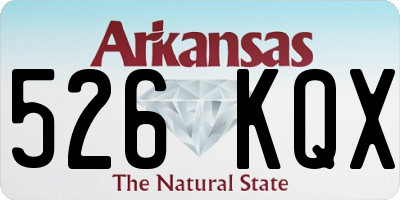 AR license plate 526KQX