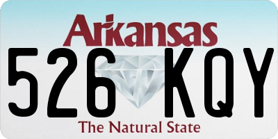 AR license plate 526KQY