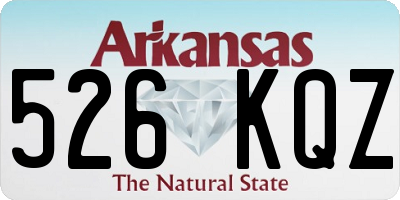 AR license plate 526KQZ
