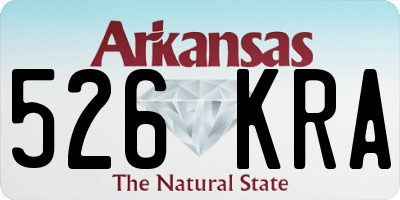 AR license plate 526KRA