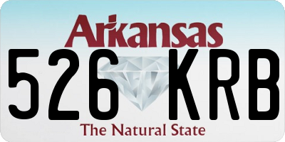 AR license plate 526KRB
