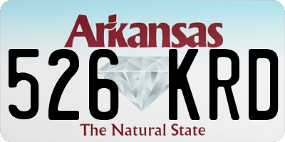 AR license plate 526KRD