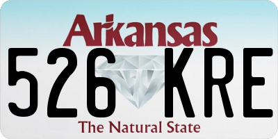 AR license plate 526KRE