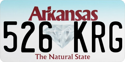 AR license plate 526KRG