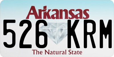 AR license plate 526KRM