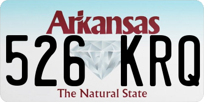 AR license plate 526KRQ