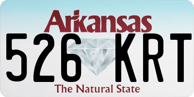 AR license plate 526KRT