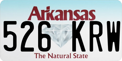 AR license plate 526KRW