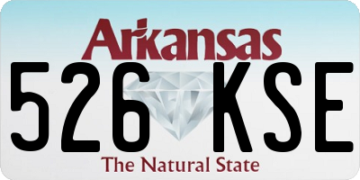 AR license plate 526KSE