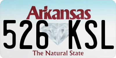 AR license plate 526KSL