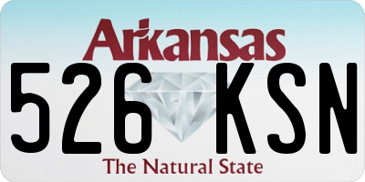 AR license plate 526KSN