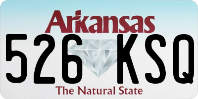 AR license plate 526KSQ