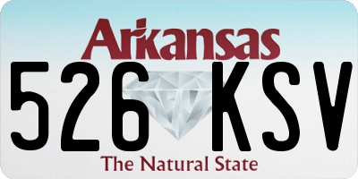 AR license plate 526KSV