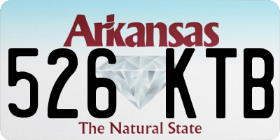AR license plate 526KTB