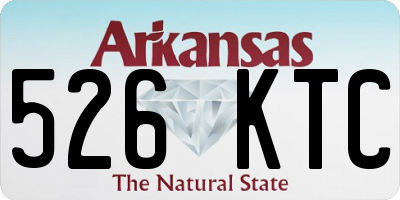 AR license plate 526KTC