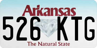 AR license plate 526KTG