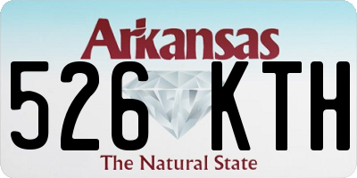 AR license plate 526KTH