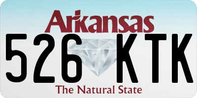 AR license plate 526KTK