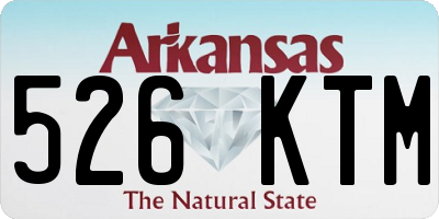 AR license plate 526KTM