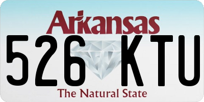 AR license plate 526KTU