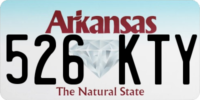 AR license plate 526KTY