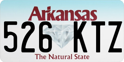 AR license plate 526KTZ