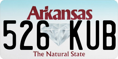 AR license plate 526KUB