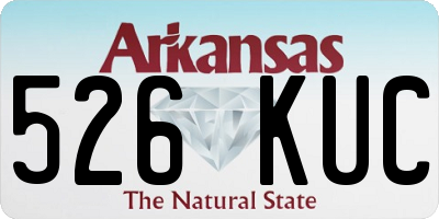 AR license plate 526KUC