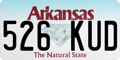 AR license plate 526KUD