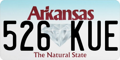 AR license plate 526KUE