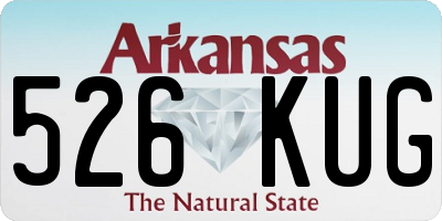 AR license plate 526KUG