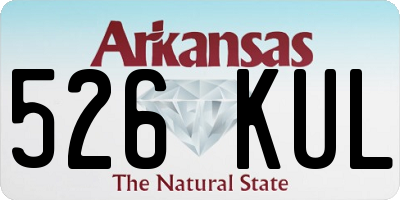 AR license plate 526KUL