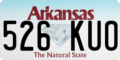 AR license plate 526KUO