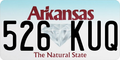 AR license plate 526KUQ