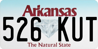 AR license plate 526KUT