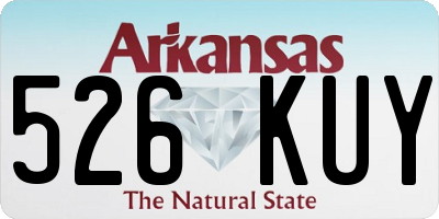 AR license plate 526KUY