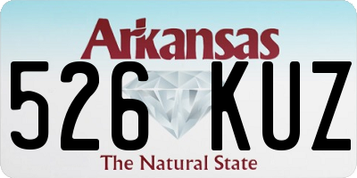 AR license plate 526KUZ