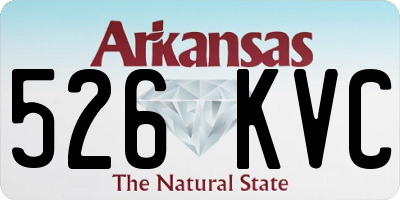 AR license plate 526KVC