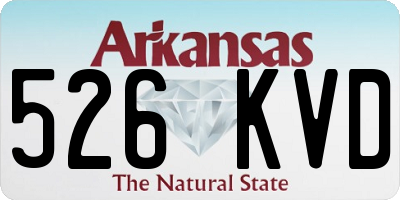 AR license plate 526KVD