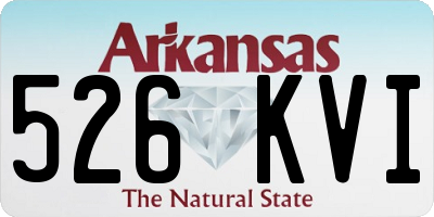 AR license plate 526KVI