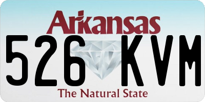 AR license plate 526KVM