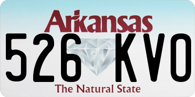 AR license plate 526KVO