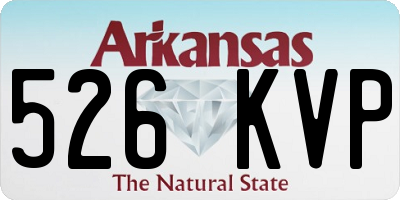 AR license plate 526KVP