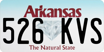 AR license plate 526KVS