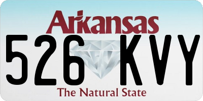 AR license plate 526KVY