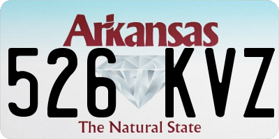 AR license plate 526KVZ
