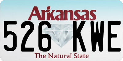 AR license plate 526KWE