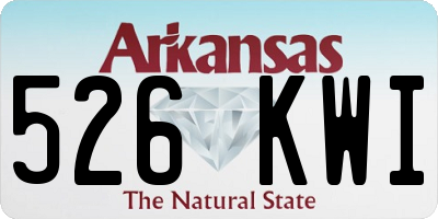 AR license plate 526KWI