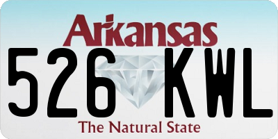 AR license plate 526KWL